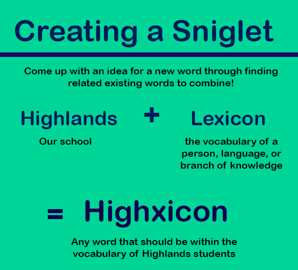 Welcoming the Highxicon- the sniglets of Highlands