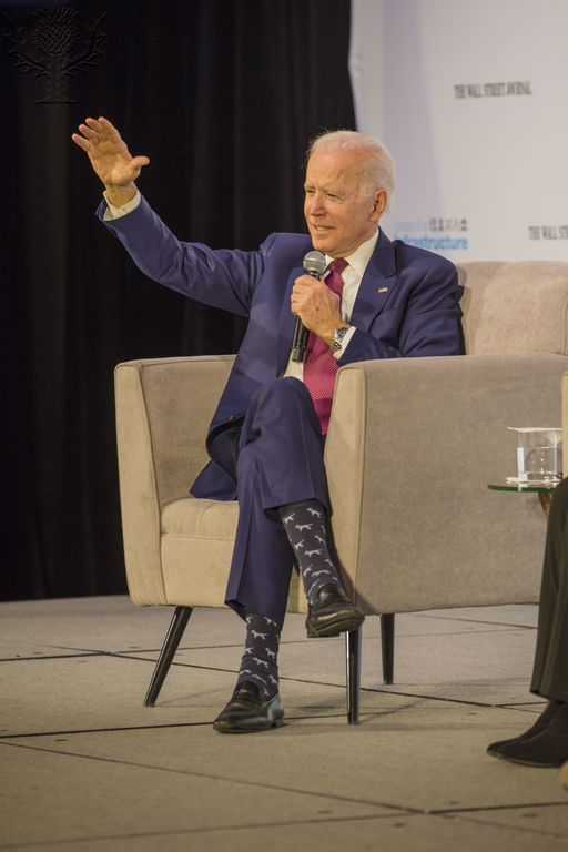 On February 16th, 2020, in Las Vegas, Nevada, President Biden and other democratic candidates appeared at the “Infrastructure Moving American Forward Forum."