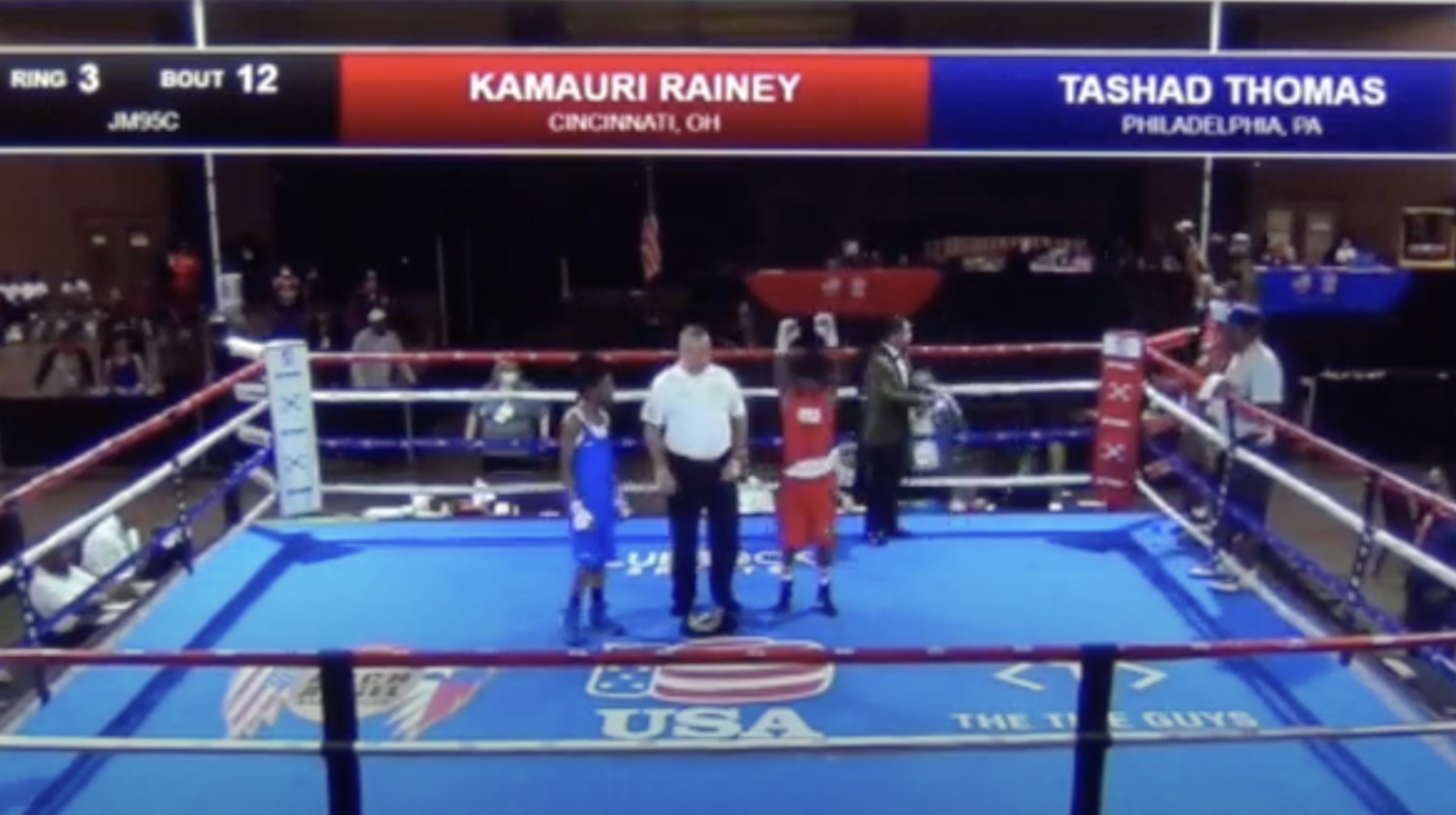 Rainey dominates National Junior Boxing Olympics The Hilltopper