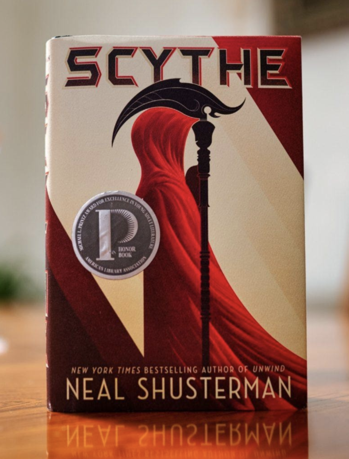 Dystopian and fantasy novel Scythe, which is written by Neal Shusterman.