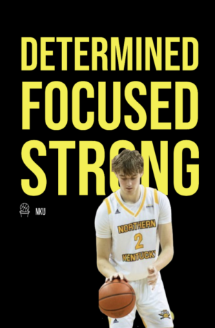 An image of HHS alumni Sam Vinson getting ready to dribble the ball. 