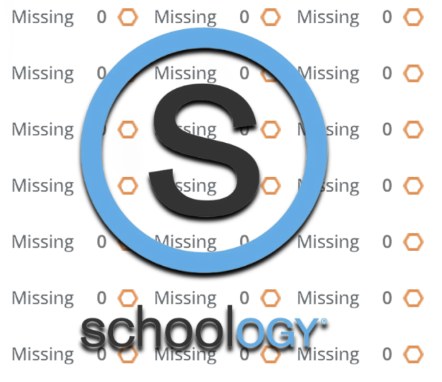 Schoology logo photoshopped in front of the missing icon. 