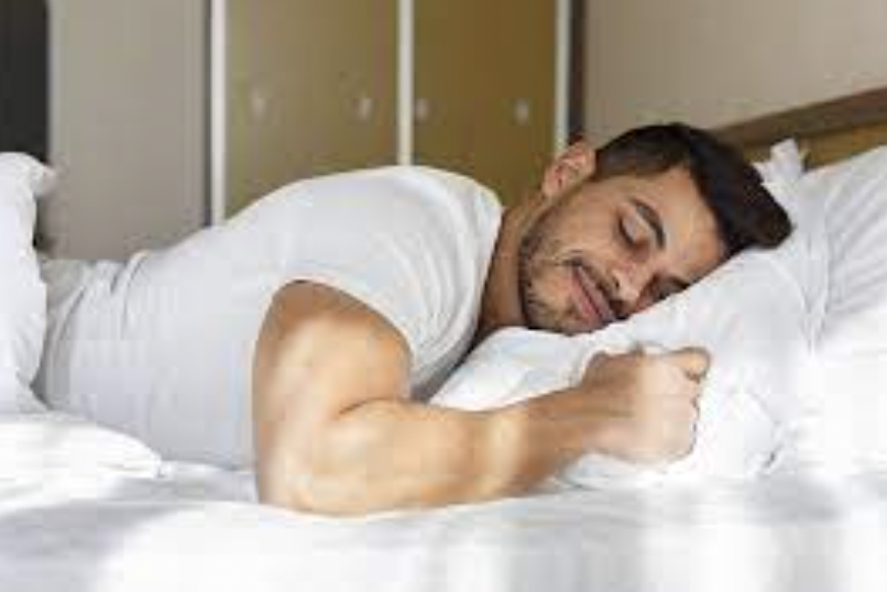 A man sleeping peacefully. Image provided by Google Images.
