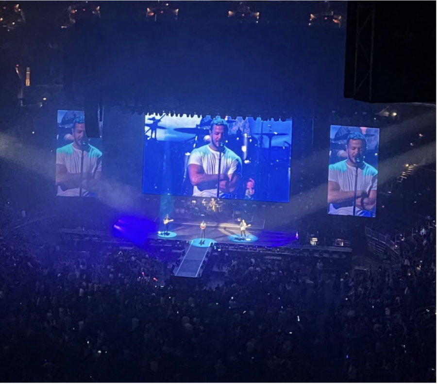 A photo from “Imagine Dragons”’s concert in Washington DC.