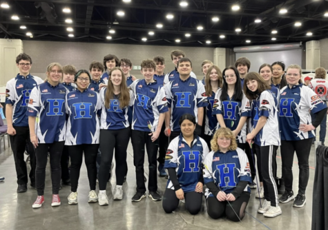 The Highlands Archery team at the 2023 NASP State Tournament.