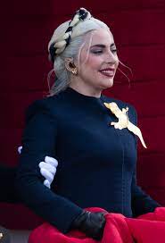 Lady Gaga during President Bidens Inauguration.