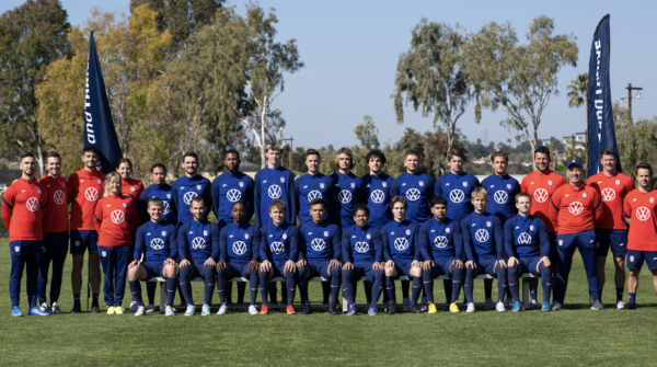 USMNT pose for their team photos ready for a challenge.