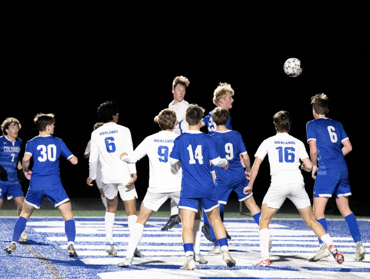 Senior Zach Desylva (24) said, The first ten minutes were pretty bad, but after that we were able to stay calm and not panic which allowed us to stay in the game. For the last 3/4ths of the game everyone played extremely well which is why we were able to score three goals without giving up one.
