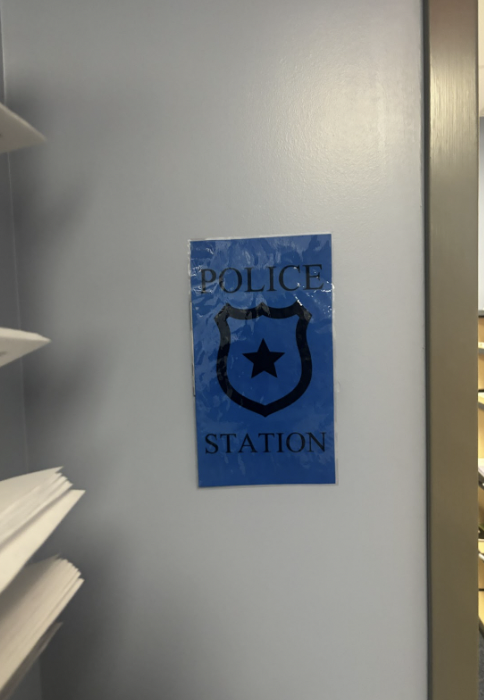 Our HHS police station and office for our school resource officers.
