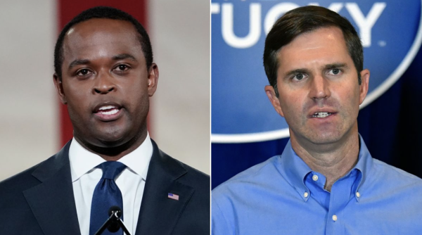 Kentucky Gubernatorial Candidates Daniel Cameron and Andy Beshear.(Image Provided by CNN)