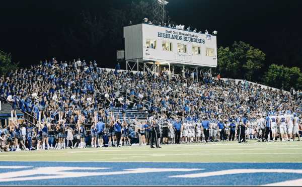 David Cecil Memorial Stadium on August 25th, at the CovCath vs. Highlands Game.