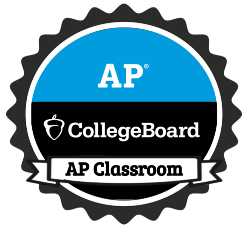 The logo for AP Classroom which is the program used for most AP classes