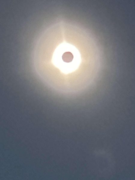 The total eclipse in Miami University