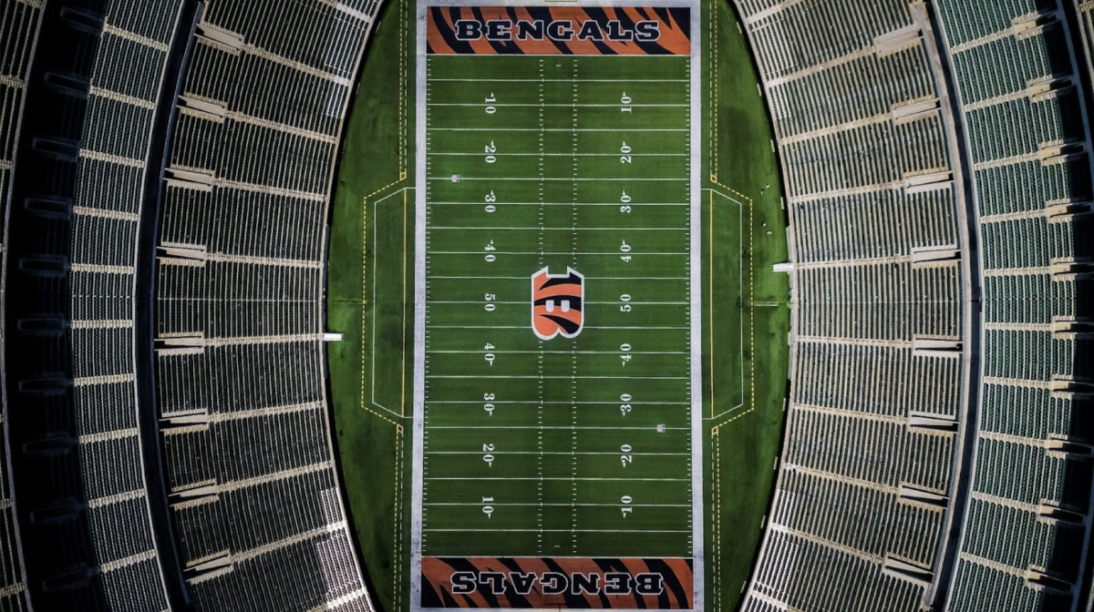 Overhead View of the Bengals Stadium (Courtesy of Juliana Myles, Unsplash)