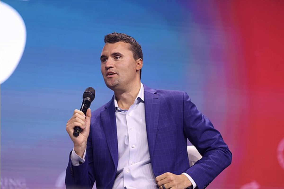 Charlie Kirk speaks to the crowd at the Tampa Convention Center (Gage Skidmore, used with permission).