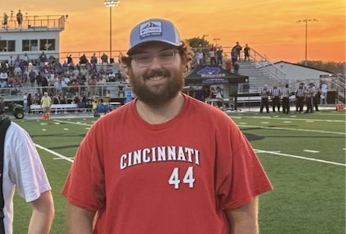 Liam Downie smiles for the camera at a football game (photo provided by Liam Downie).