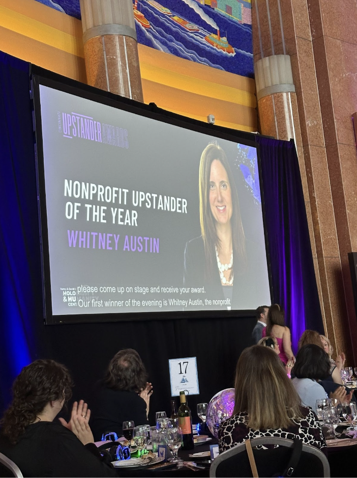 Whitney Austin wins nonprofit upstander of the year for her work through gun violence prevention (Courtesy of the Whitney Strong organization, used with permission).