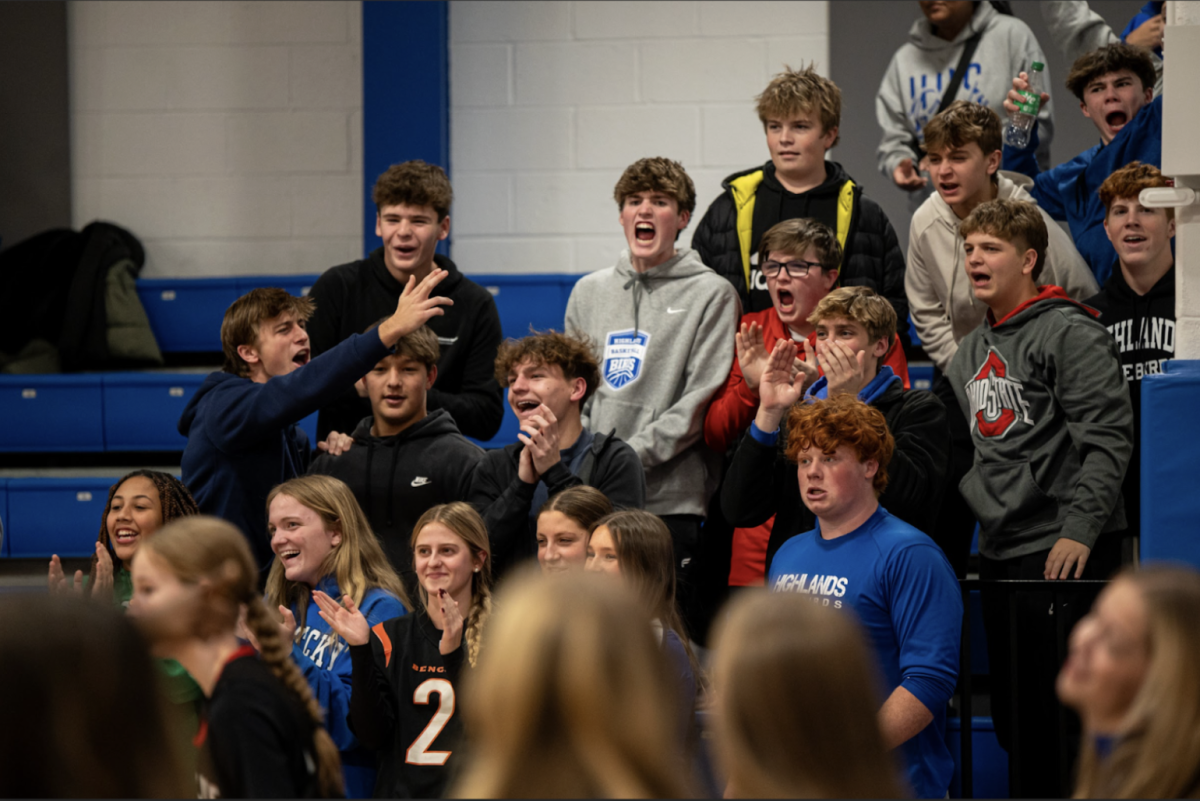 The OZONE yells after an exciting play.