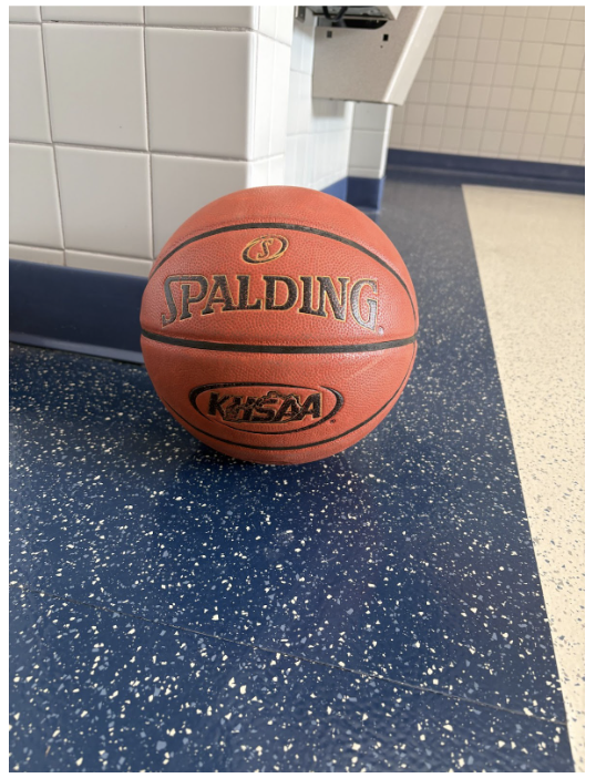 A picture of a basketball. 