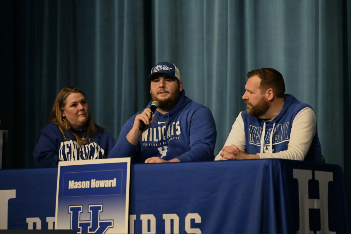 Mason Howard (12) shares his gratitude.