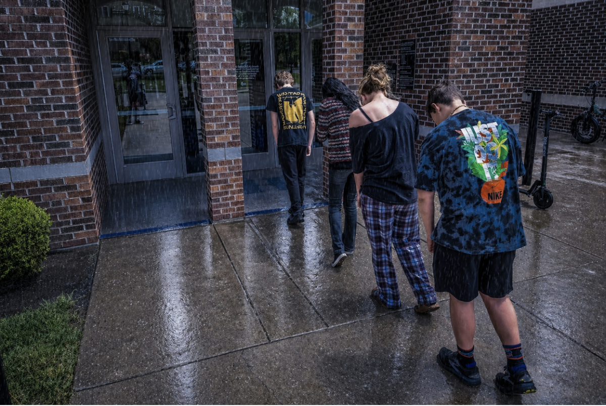 Students feel dread while walking into school.